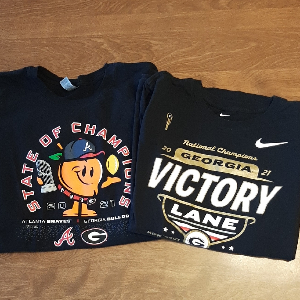 Georgia Victory Lane and State of Champions T-Shirts